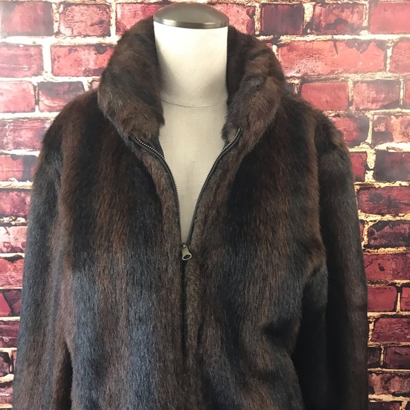 FUDA Faux Fur Coat Jacket Fu Da - Picture 2 of 8